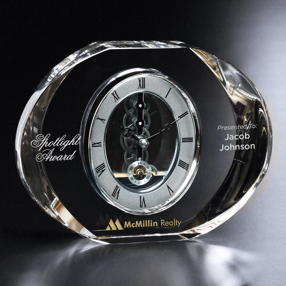 Baldwin Clock 6" H