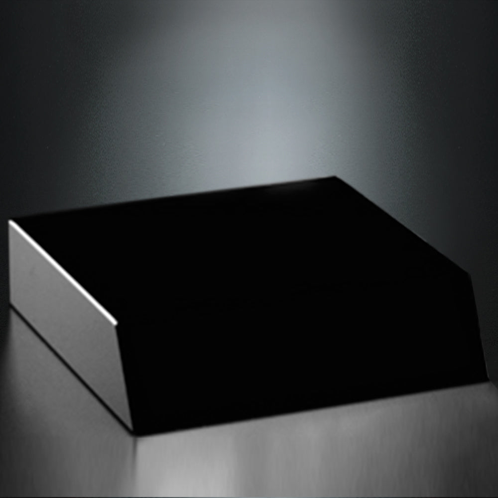 Black Glass Base 5 x 5 x 1-1/4