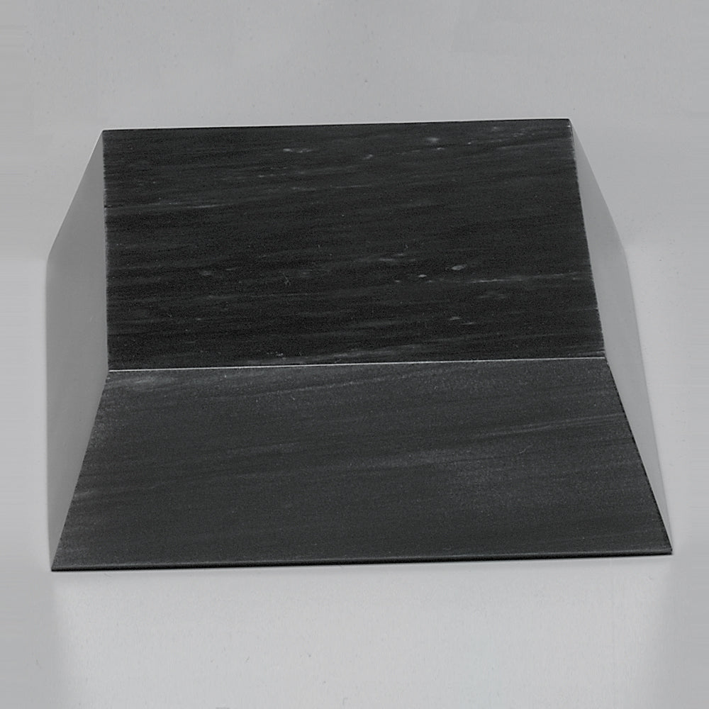 Black Marble Beveled Base 6-1/4"