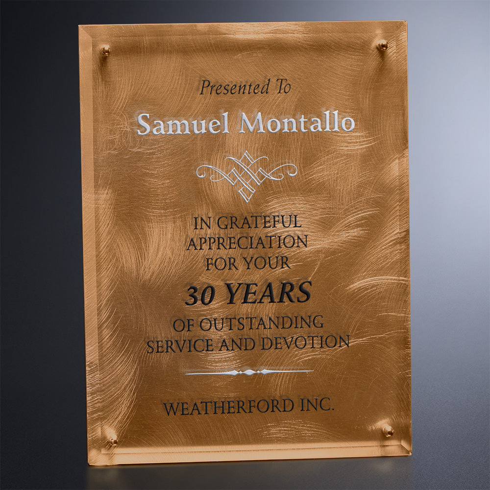 Bronze Alloy Plaque 7" x 9"