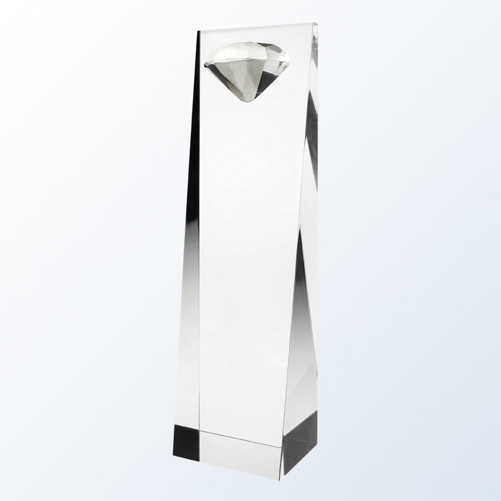 Clear Diamond Tower 10"
