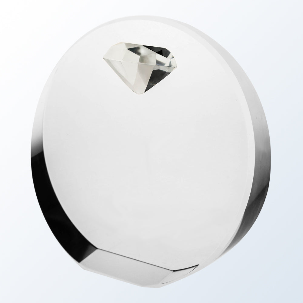 Clear Diamond Circle 4"