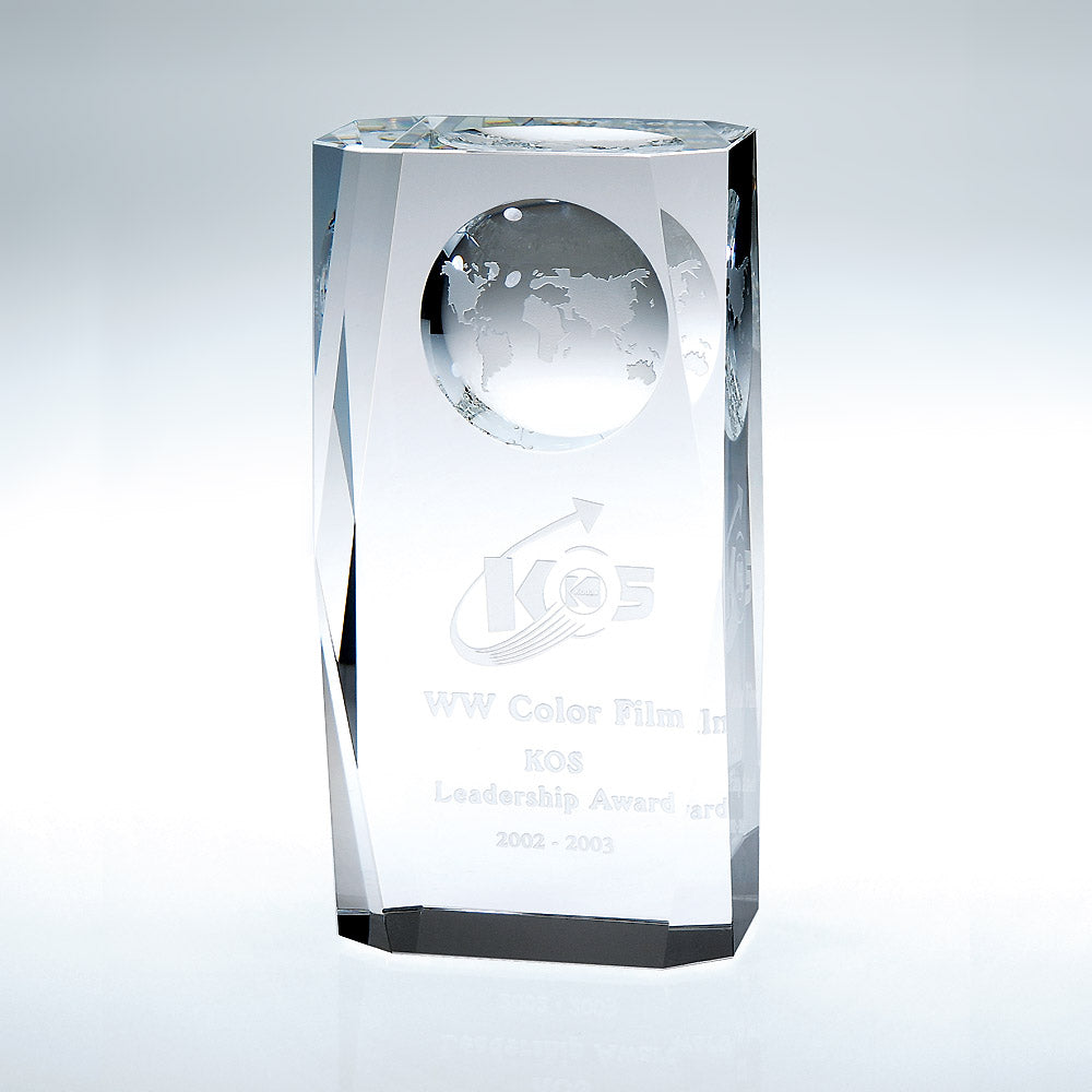 Beveled Globe Column 8"