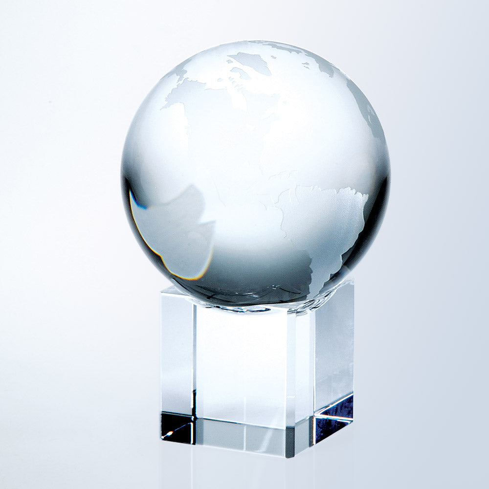 World Globe W / Cube Base 4.625"