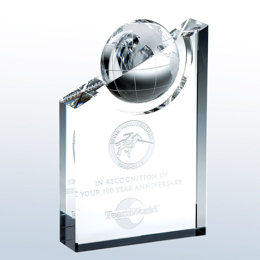 World Globe Pinnacle 9"