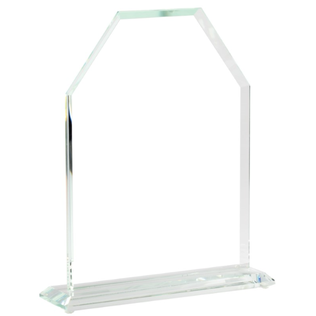 SALE - Chisel Top W Angle Plaque 7" x 8"