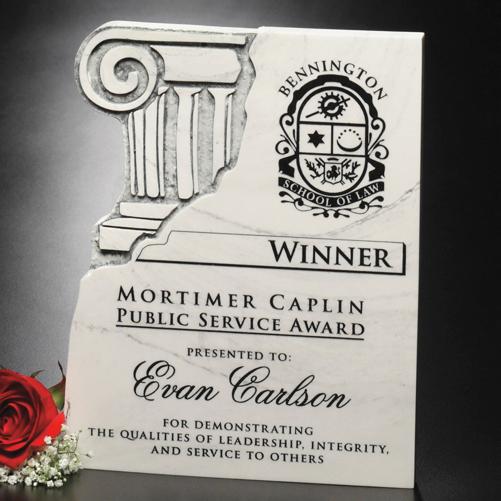 Chiseled Column Plaque 6" x 8"