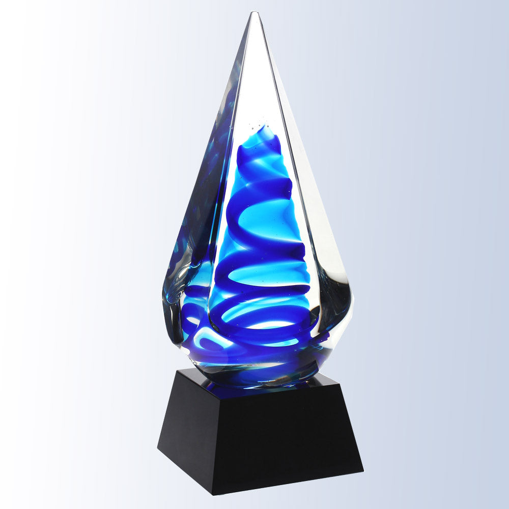 Blue Ocean Spiral 9.875"