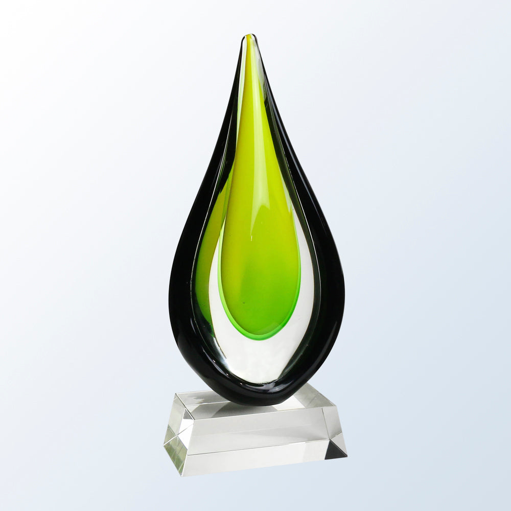 Goldfinch With Clear Base 12"