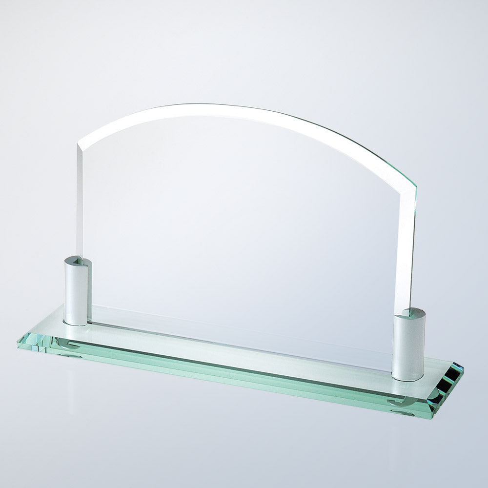 Horizontal Arch W/ Aluminum Holder Base 6"