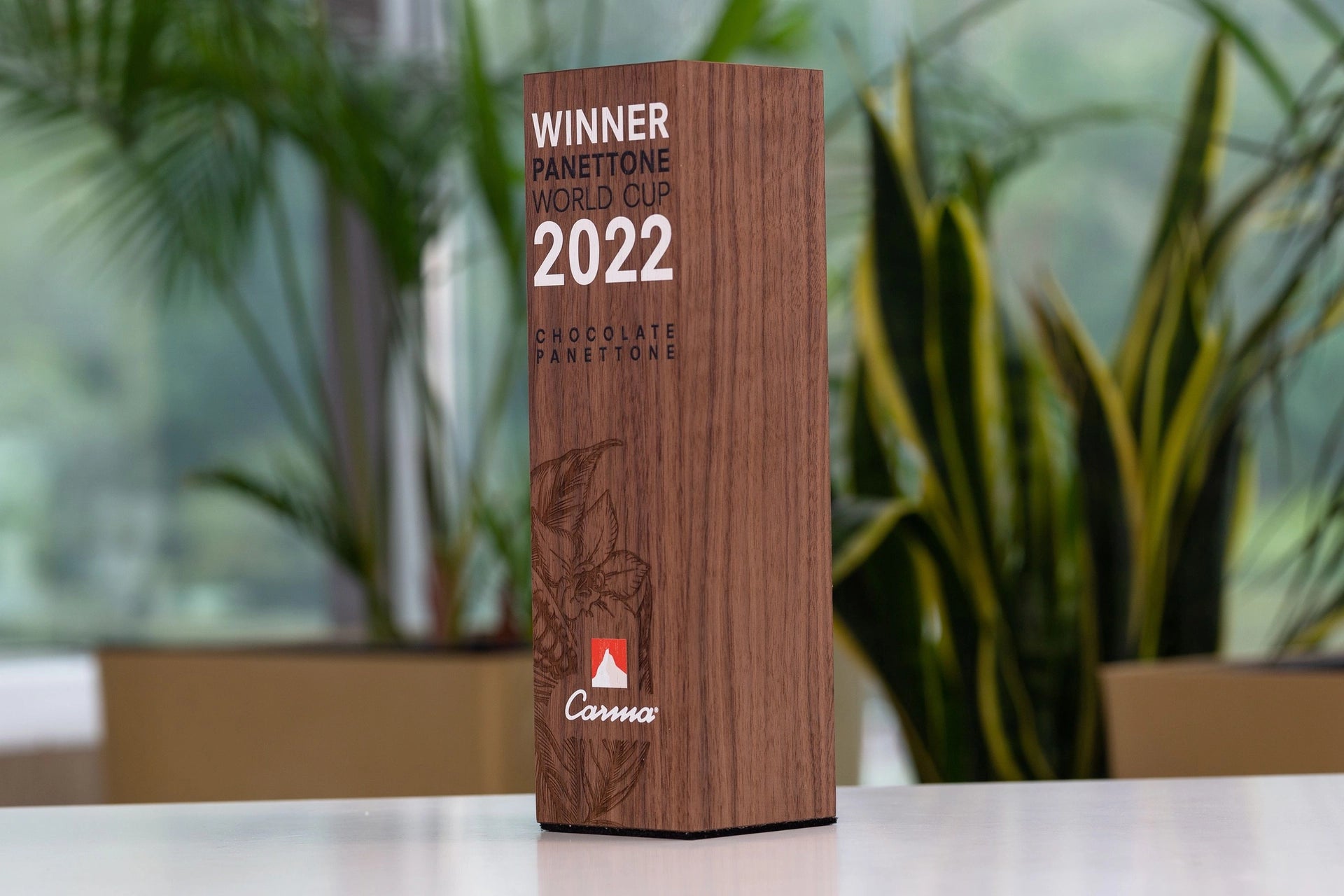 Modern Wood Block Walnut