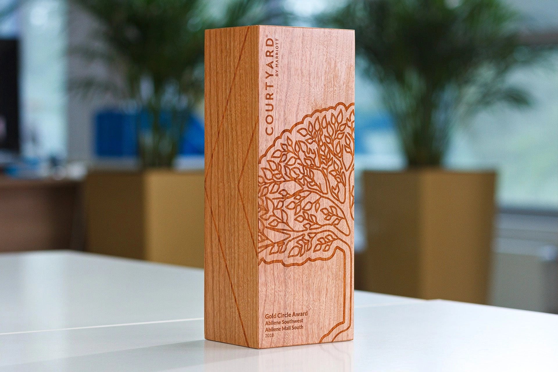 Modern Wood Block Lightwood