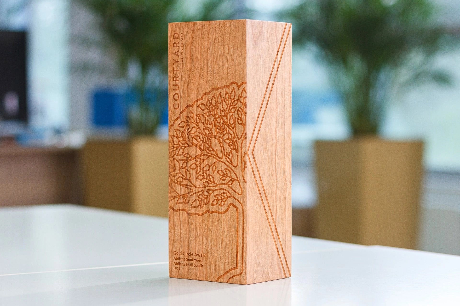 Modern Wood Block Lightwood