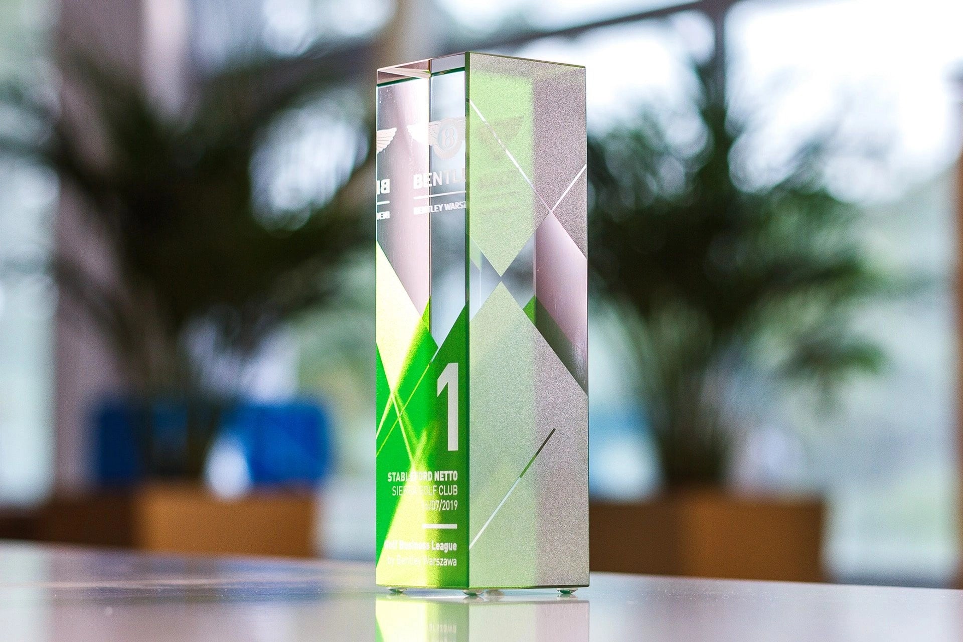 Crystal Tower Branded Green