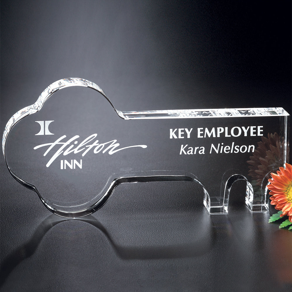 Crystal Key 6" W