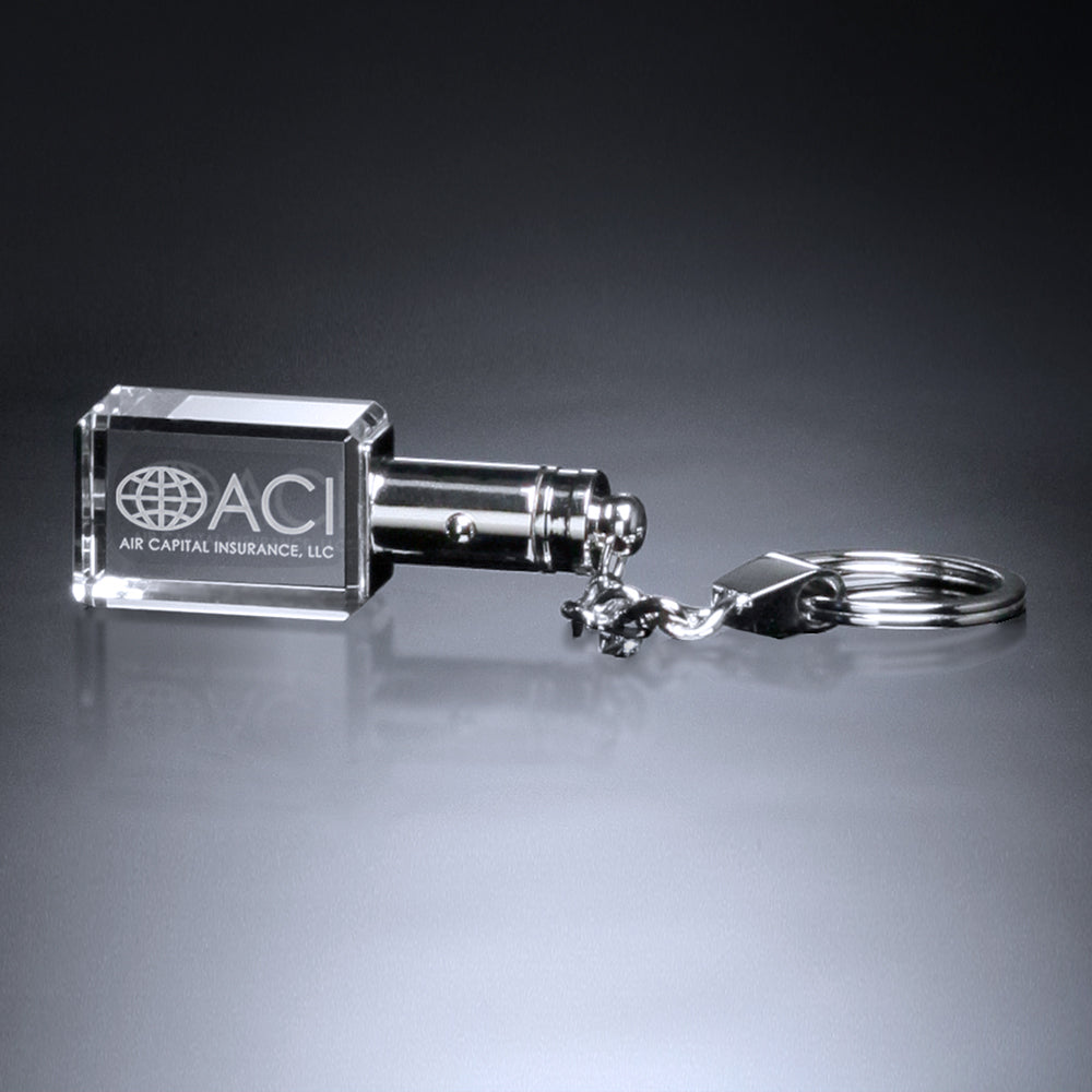 Rectangle Lighted Keychain – FireTrophy