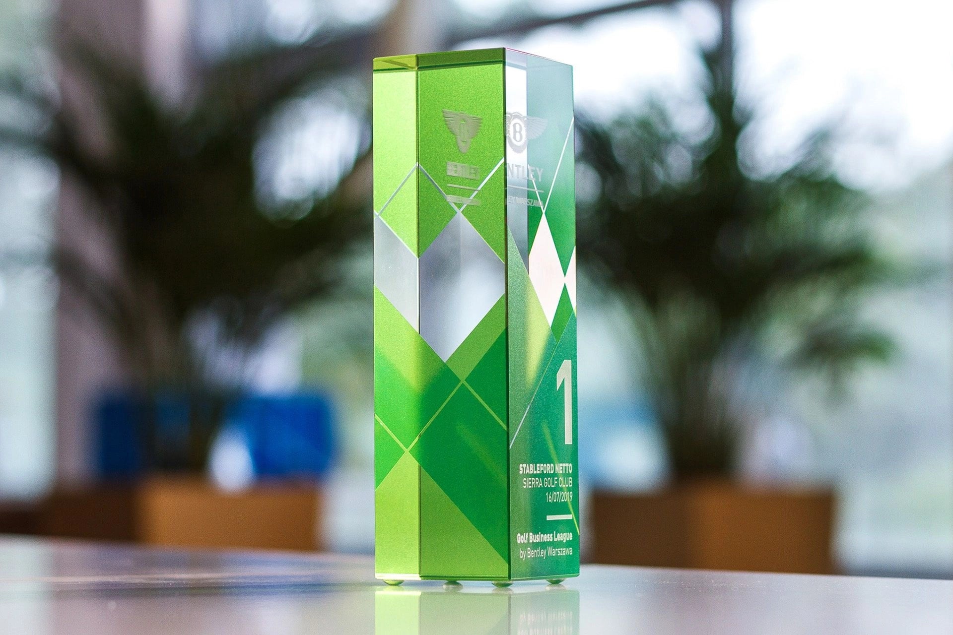 Crystal Tower Branded Green